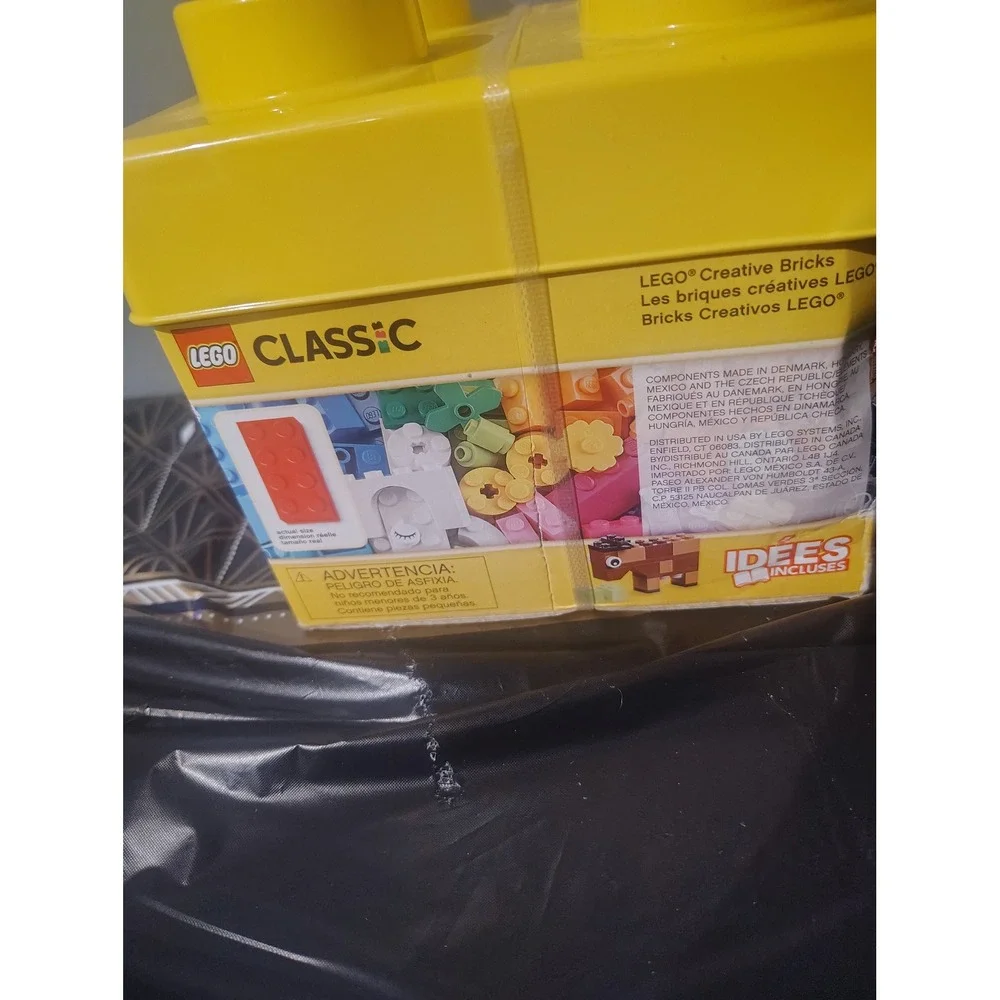 LEGO Classic Creative Bricks 10692 Building Toy 221 Pieces Yellow Storage Box